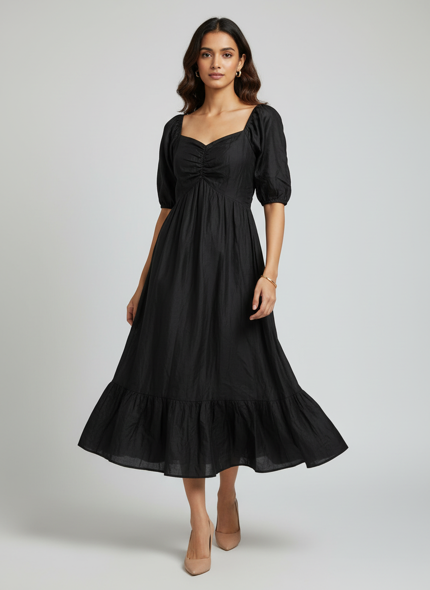 Aria Champagne Maxi Dress thumbnail 6